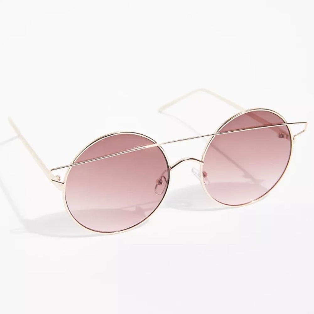 EUC. Free People Freja Circle Sunglasses - Picture 2 of 5